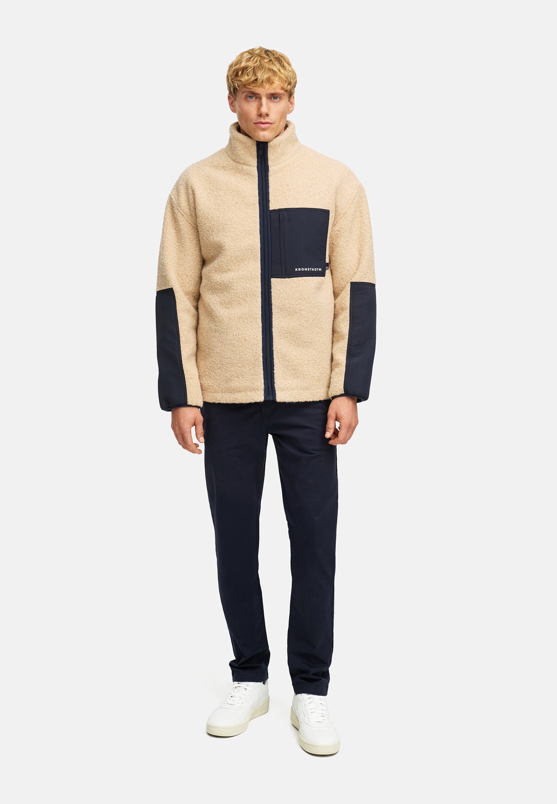 Übergangsjacke KSSteele teddy sweat White Pepper