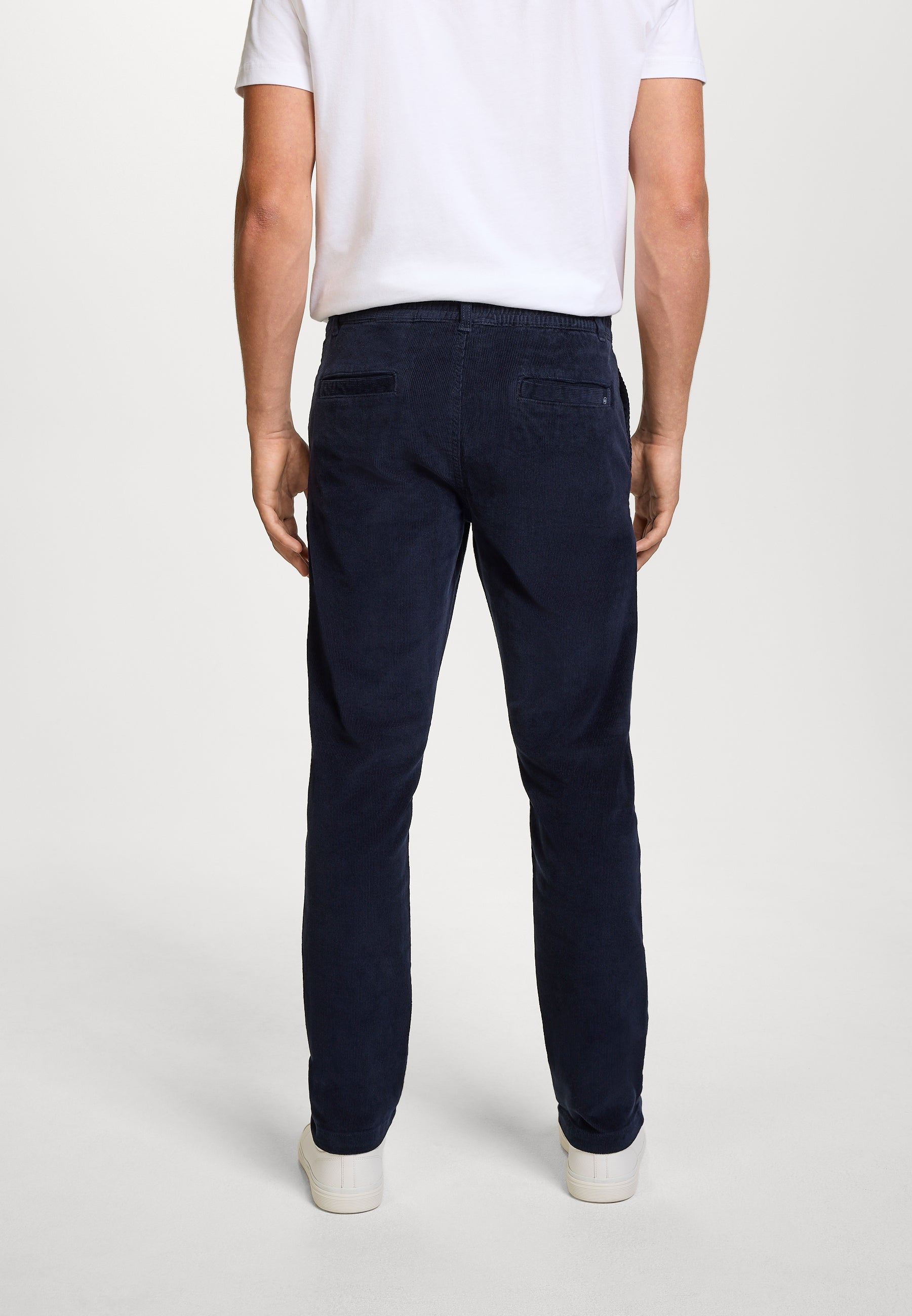 KRONSTADT | Men's Chino Trousers KSEben Cord Tapered Sky Captain