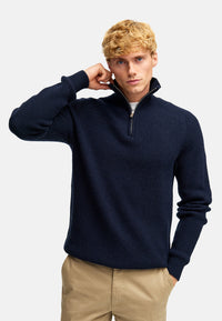 Strickpullover KSDorsey Strick Half Zip Sky Captain