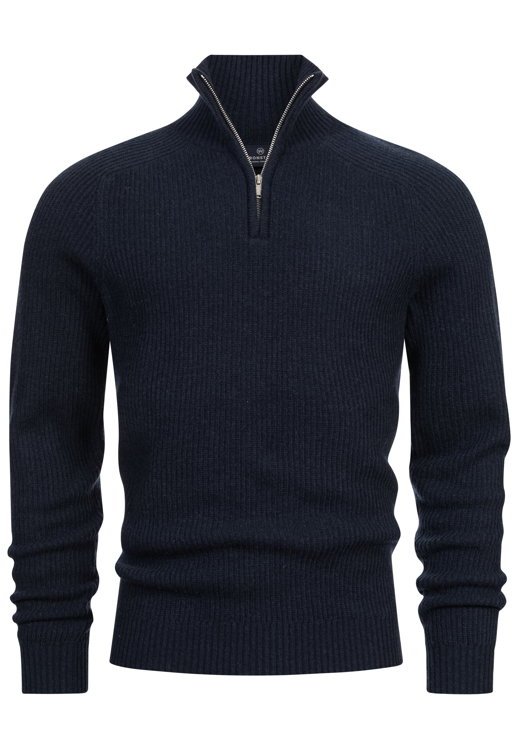 KRONSTADT | Men's Knitted Sweater KSDorsey Knit Half Zip Sky
