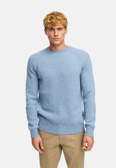 Strickpullover KSDorsey crew neck knit Blue Shadow Mix