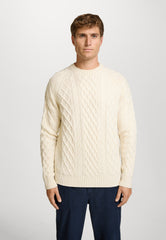 Strickpullover KSWard crew neck knit Vanilla Ice