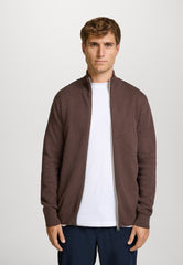 Strickjacke KSCarlo Zip Chocolate Plum Mix