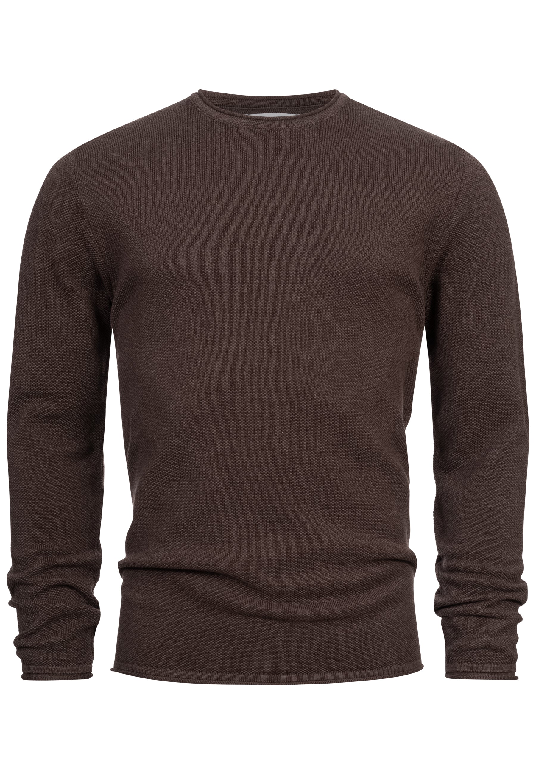 KRONSTADT | Men's Knitted Sweater KSPep Chocolate Plum Mix – Kronstadt