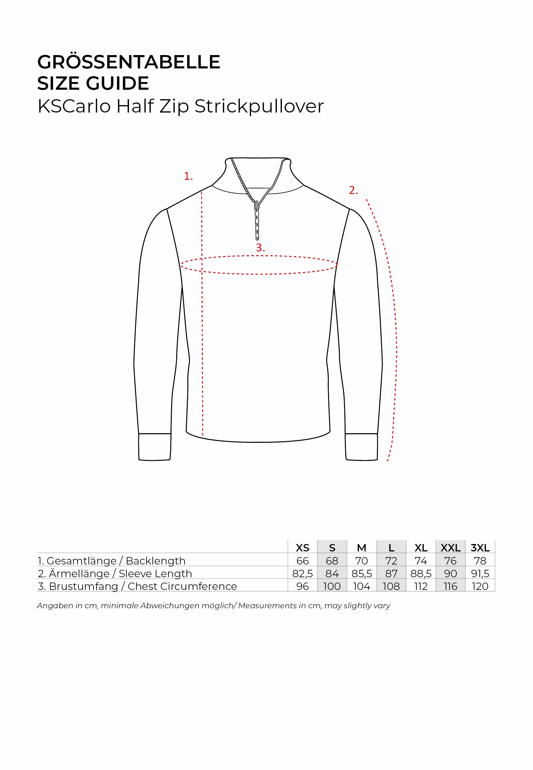 Strickpullover KSCarlo Half-Zip Lt Grey Produktbild