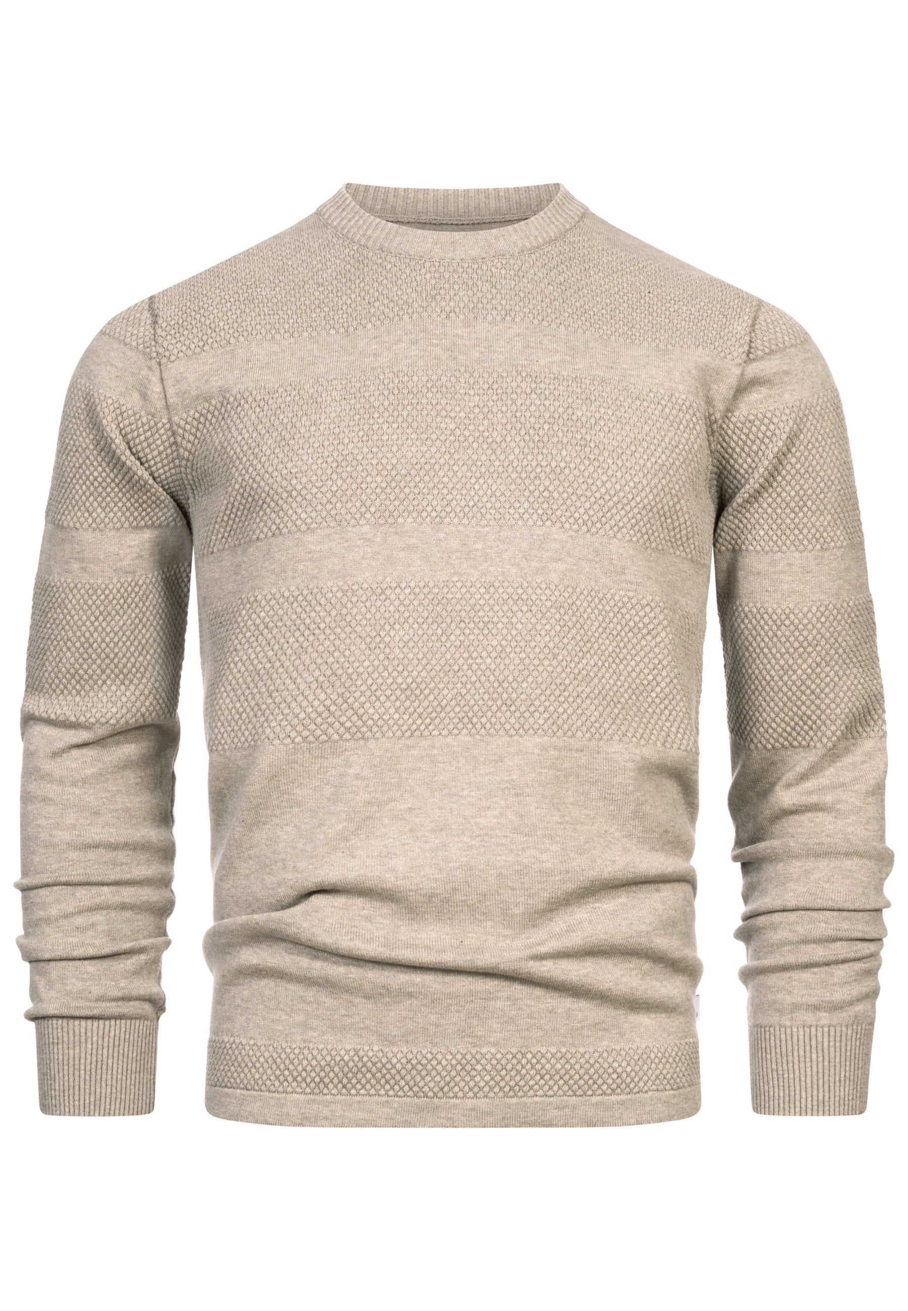 KRONSTADT | Men's Knitted Sweater KSHannes Sand Mix – Kronstadt