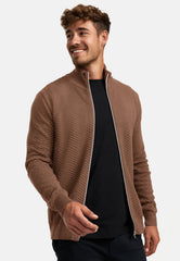 Strickjacke KSCarlo Zip Monks Robe Mix