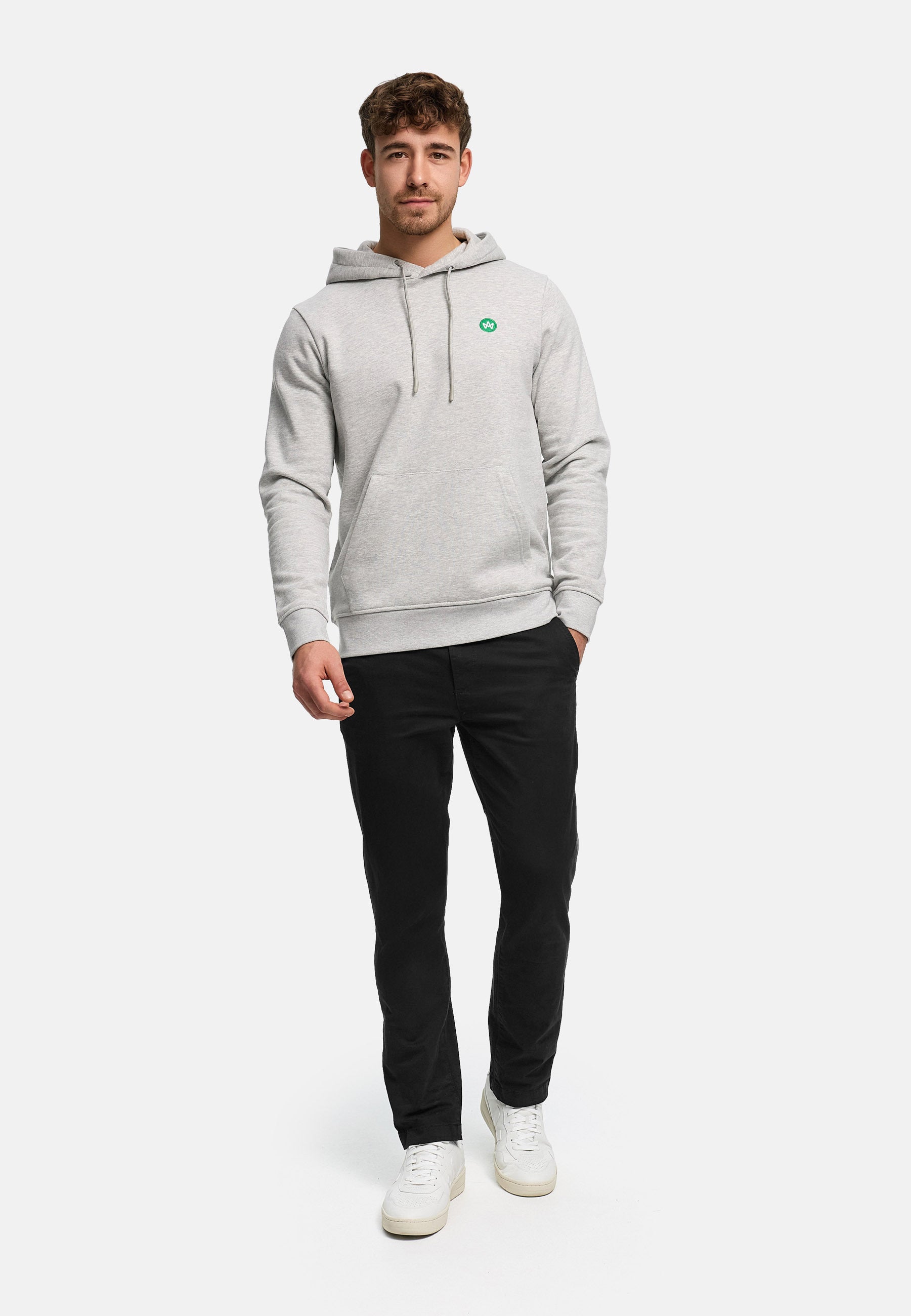 Kapuzenpullover KSLars Hoodie Lt Grey Mix