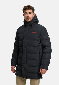 Winterjacke KSBourland mit Kapuze Black