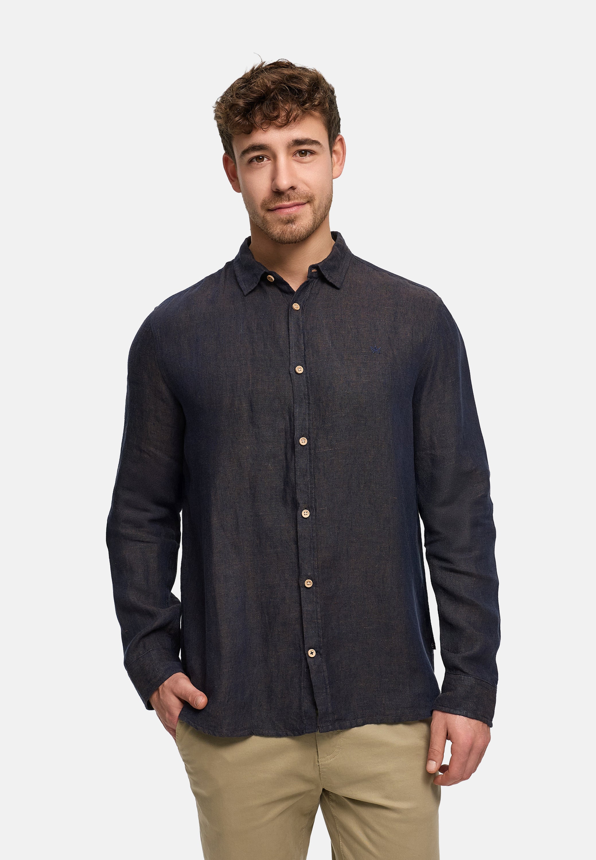 Hemd Langarm KSAyers Chocolate Plum