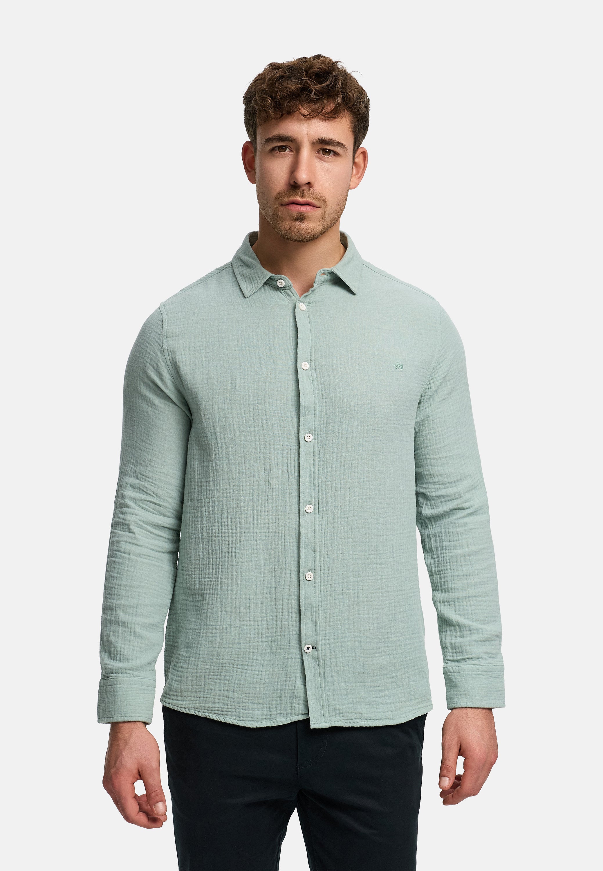 Hemd Langarm KSAvery Hedge Green