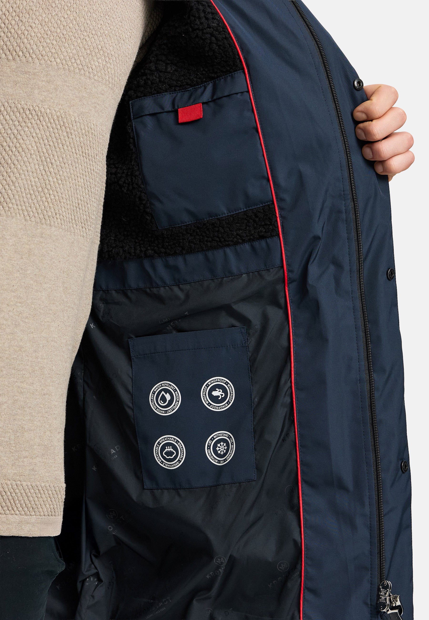 Winterjacke KSBourland mit Kapuze Sky Captain Produktbild