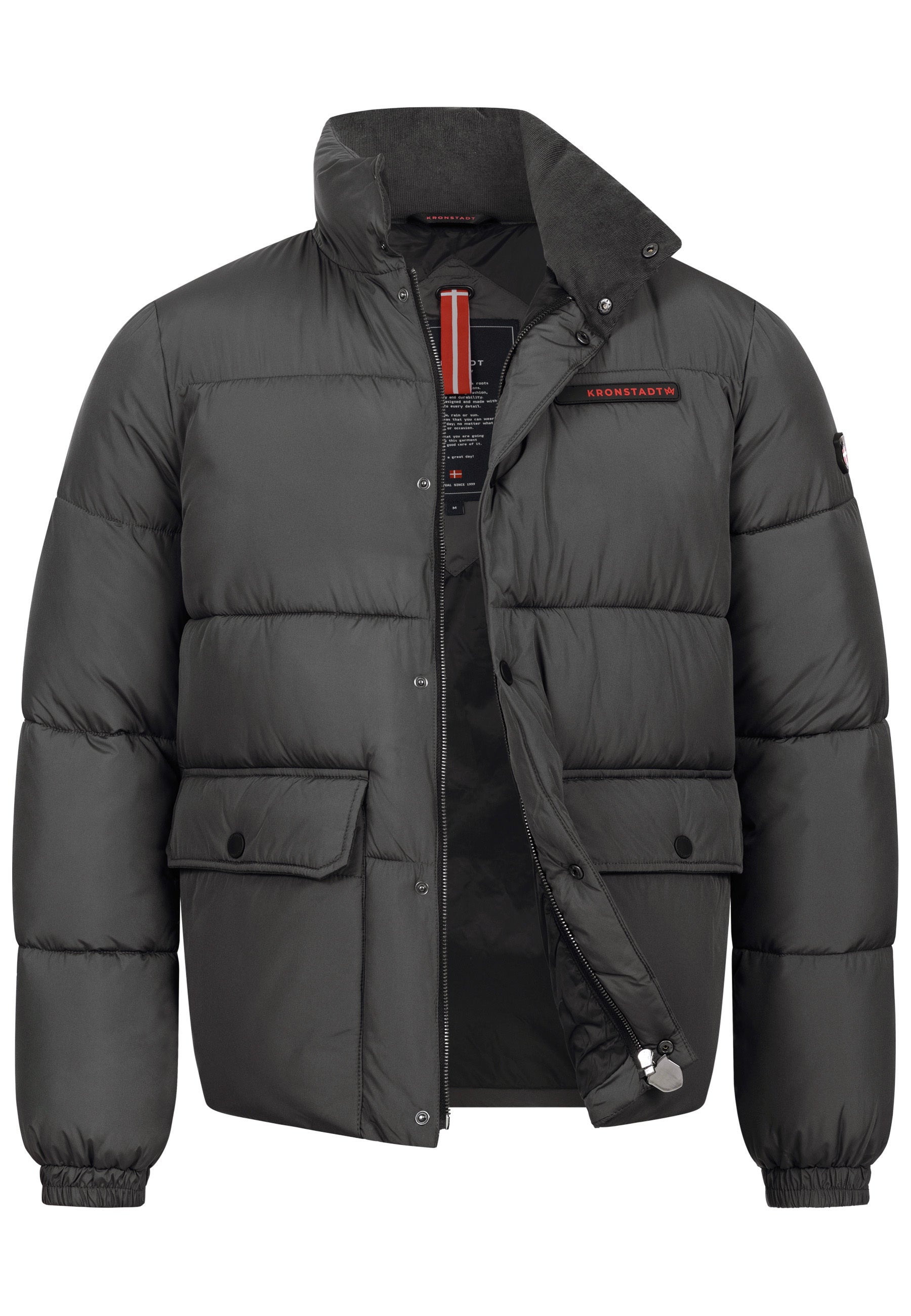 Winterjacke KSStevens Steppjacke Dk Grey Produktbild