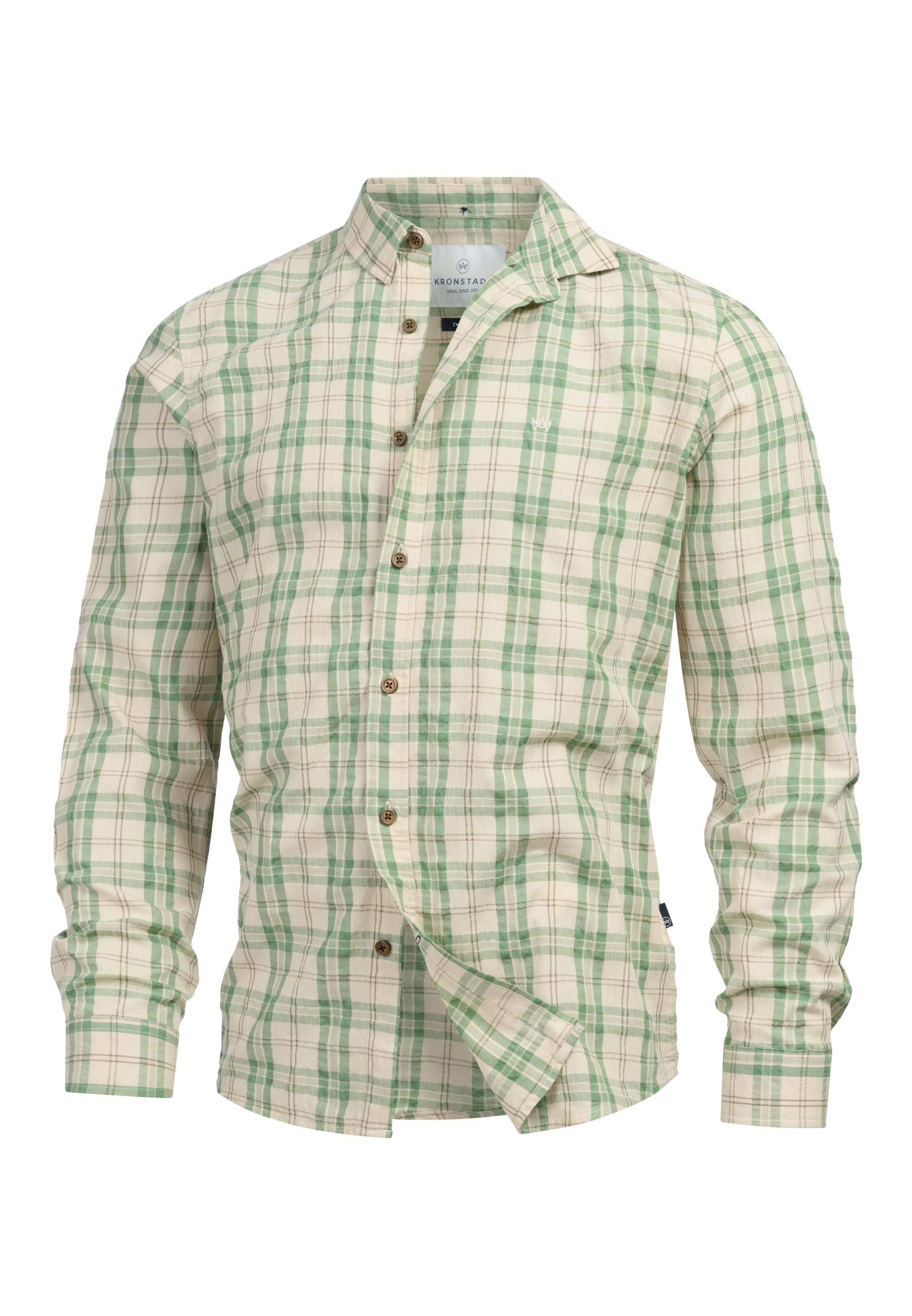 Hemd Langarm KSKiefer Deep Lichen Green Produktbild