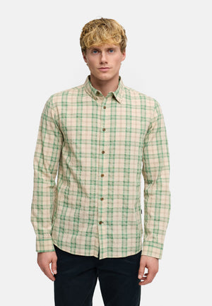 Hemd Langarm KSKiefer Deep Lichen Green Produktbild