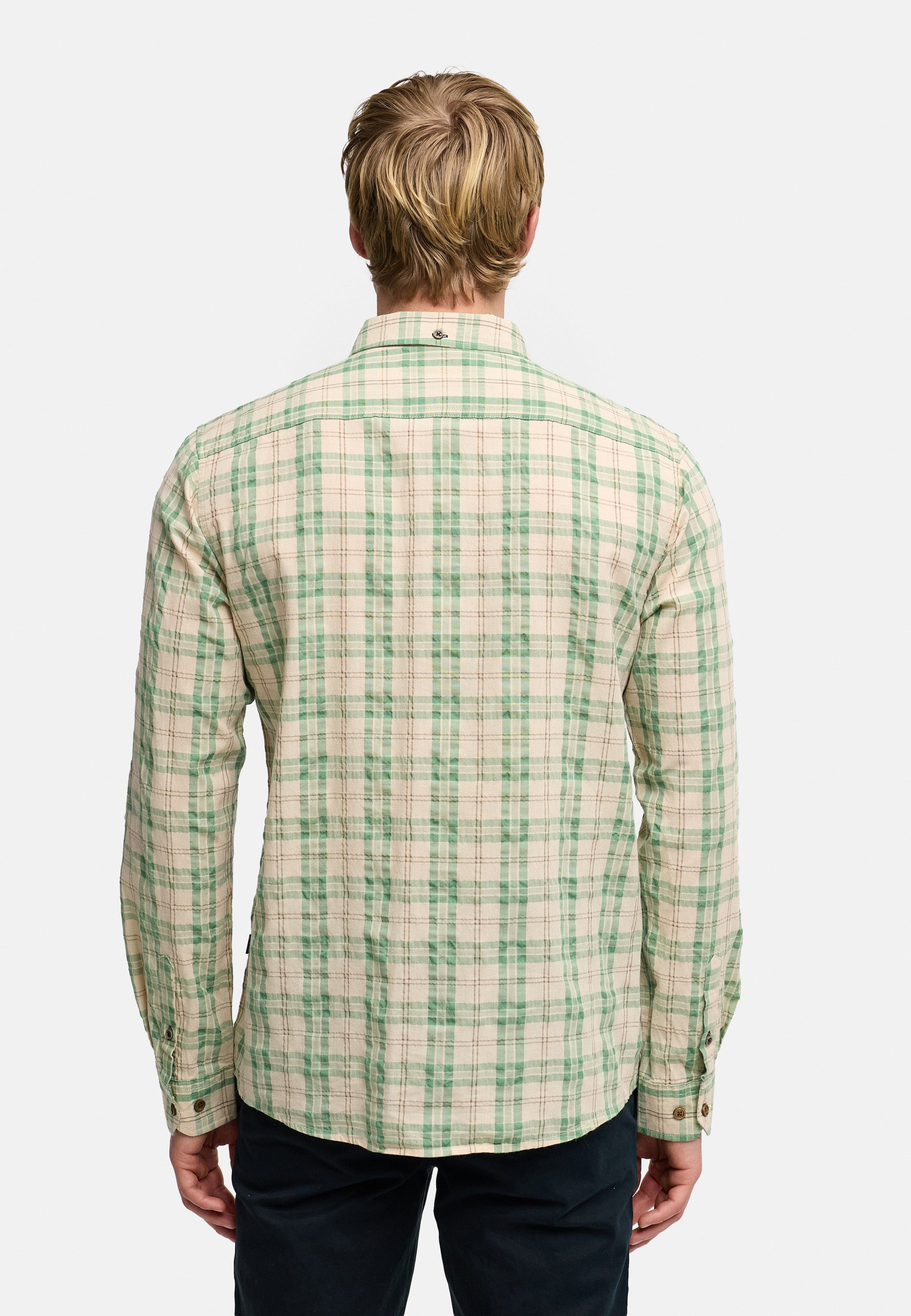 Hemd Langarm KSKiefer Deep Lichen Green Produktbild