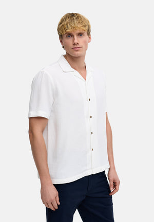 Hemd Kurzarm KSFawn Offwhite Produktbild