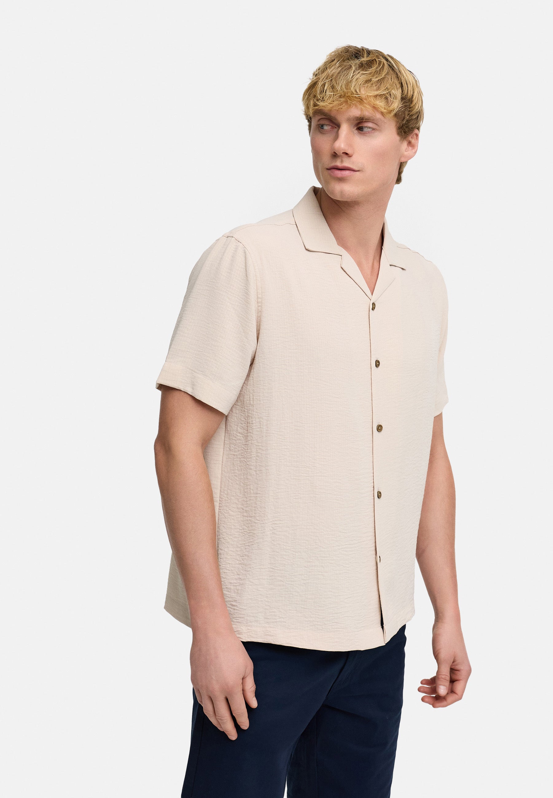 Hemd Kurzarm KSFawn White Pepper Produktbild