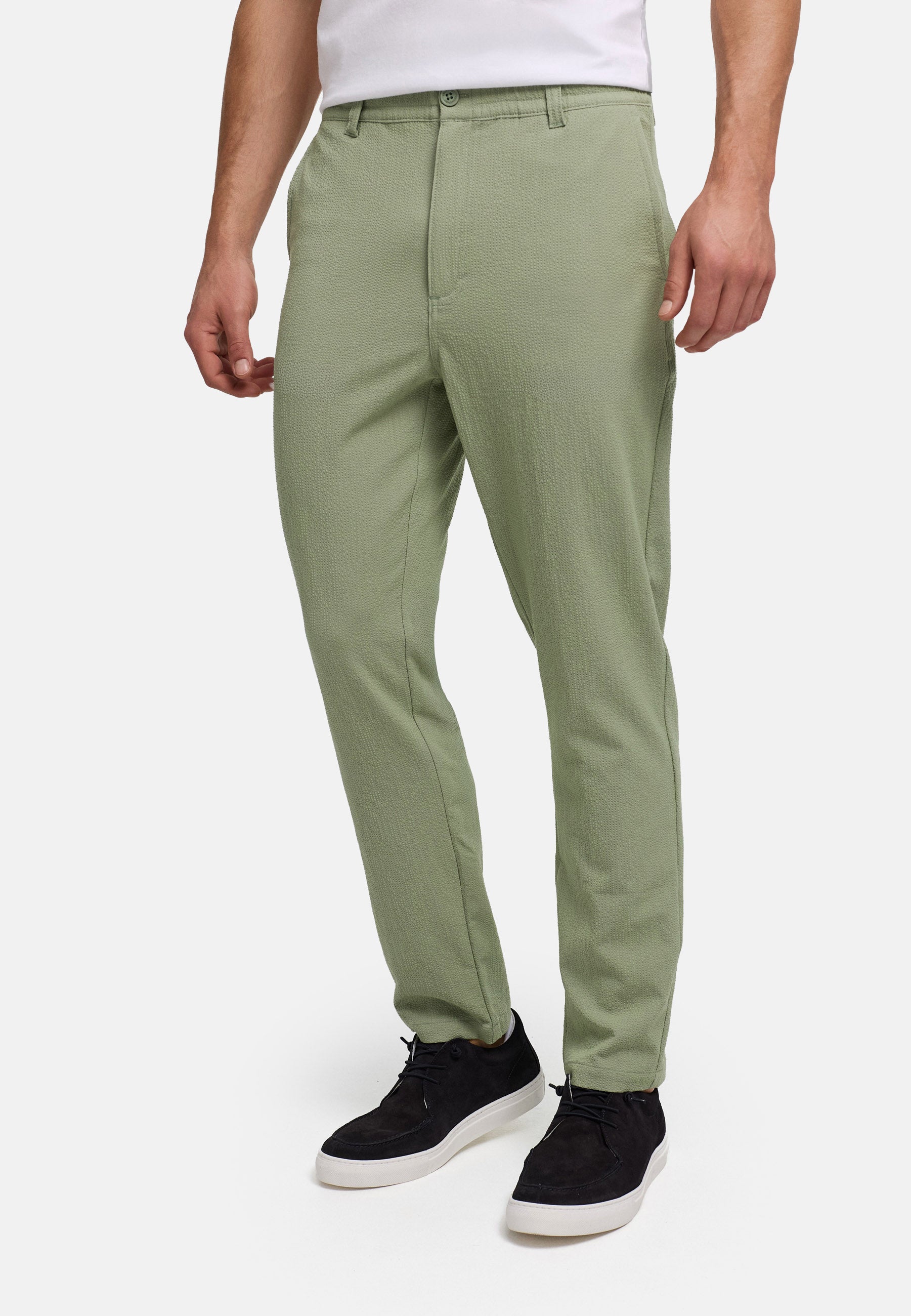 KRONSTADT | Men's Chino Trousers KSVann Deep Lichen Green – Kronstadt