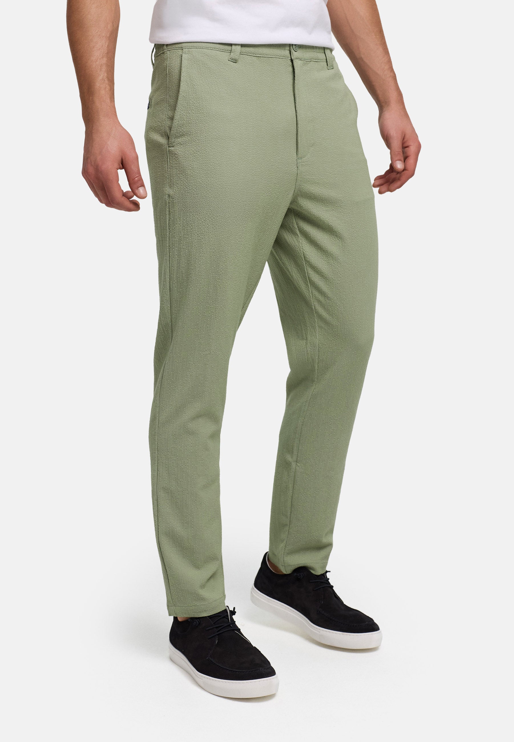 KRONSTADT | Men's Chino Trousers KSVann Deep Lichen Green – Kronstadt