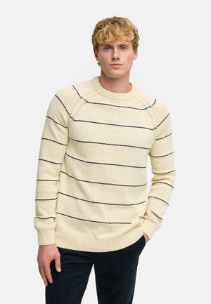 Strickpullover KSAdriel Strick Rundhals Vanilla Ice Produktbild
