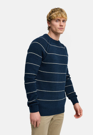 Strickpullover KSAdriel Strick Rundhals Sky Captain Produktbild