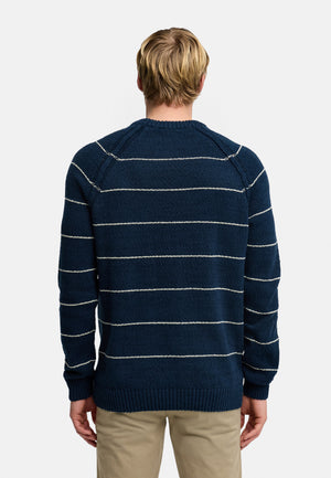 Strickpullover KSAdriel Strick Rundhals Sky Captain Produktbild