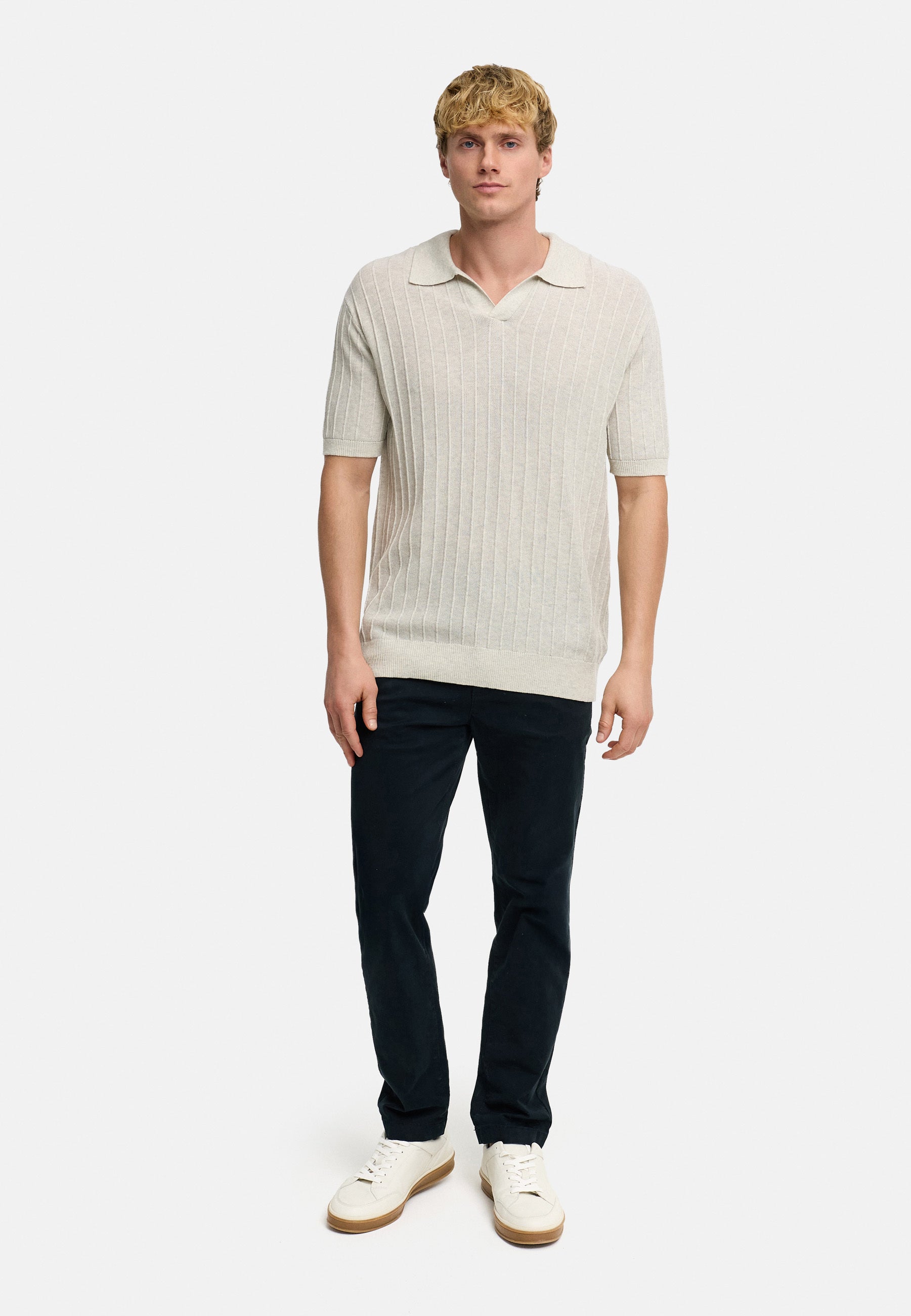 Poloshirt KSAlonzo Beige Mix