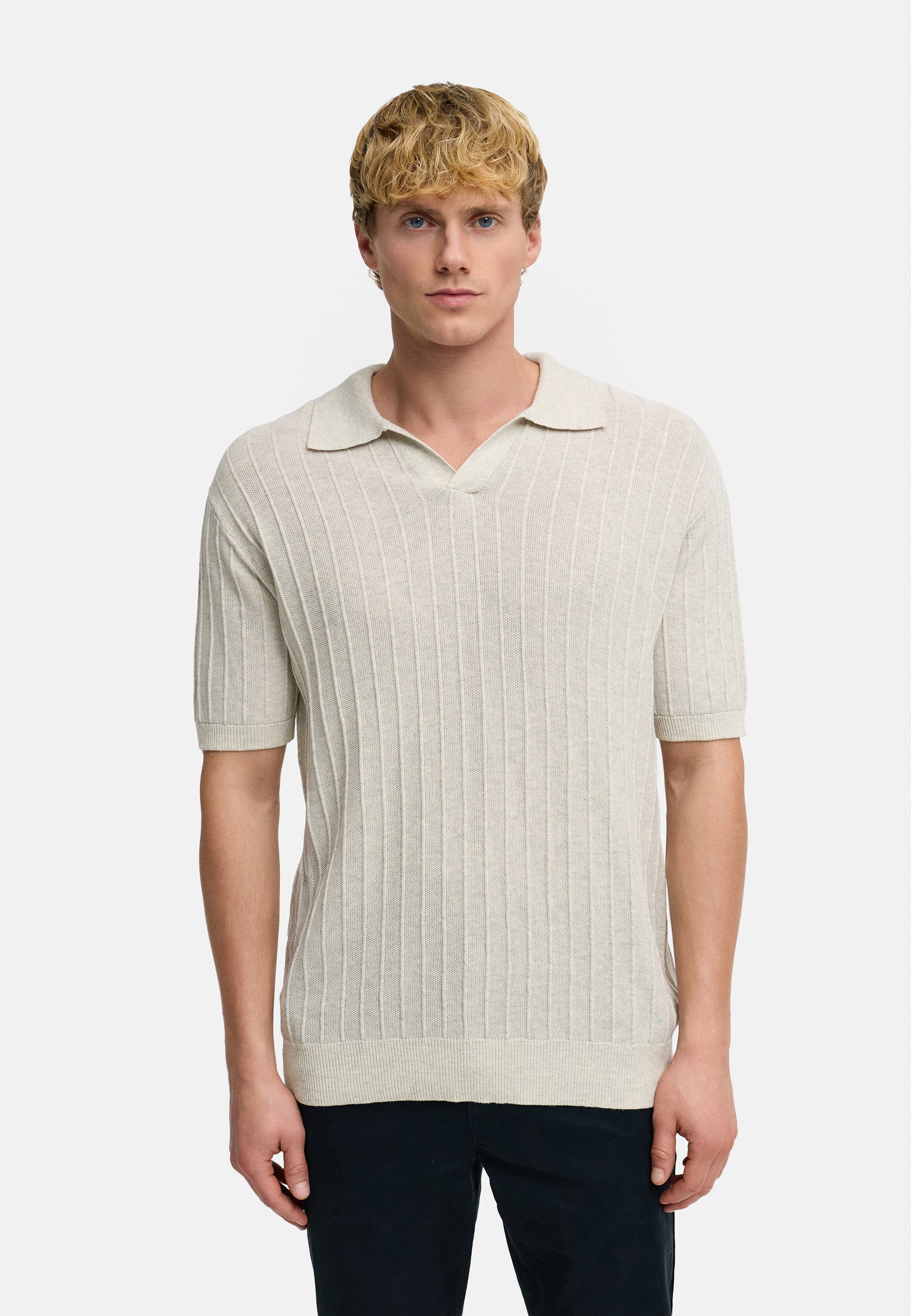 Poloshirt KSAlonzo Beige Mix