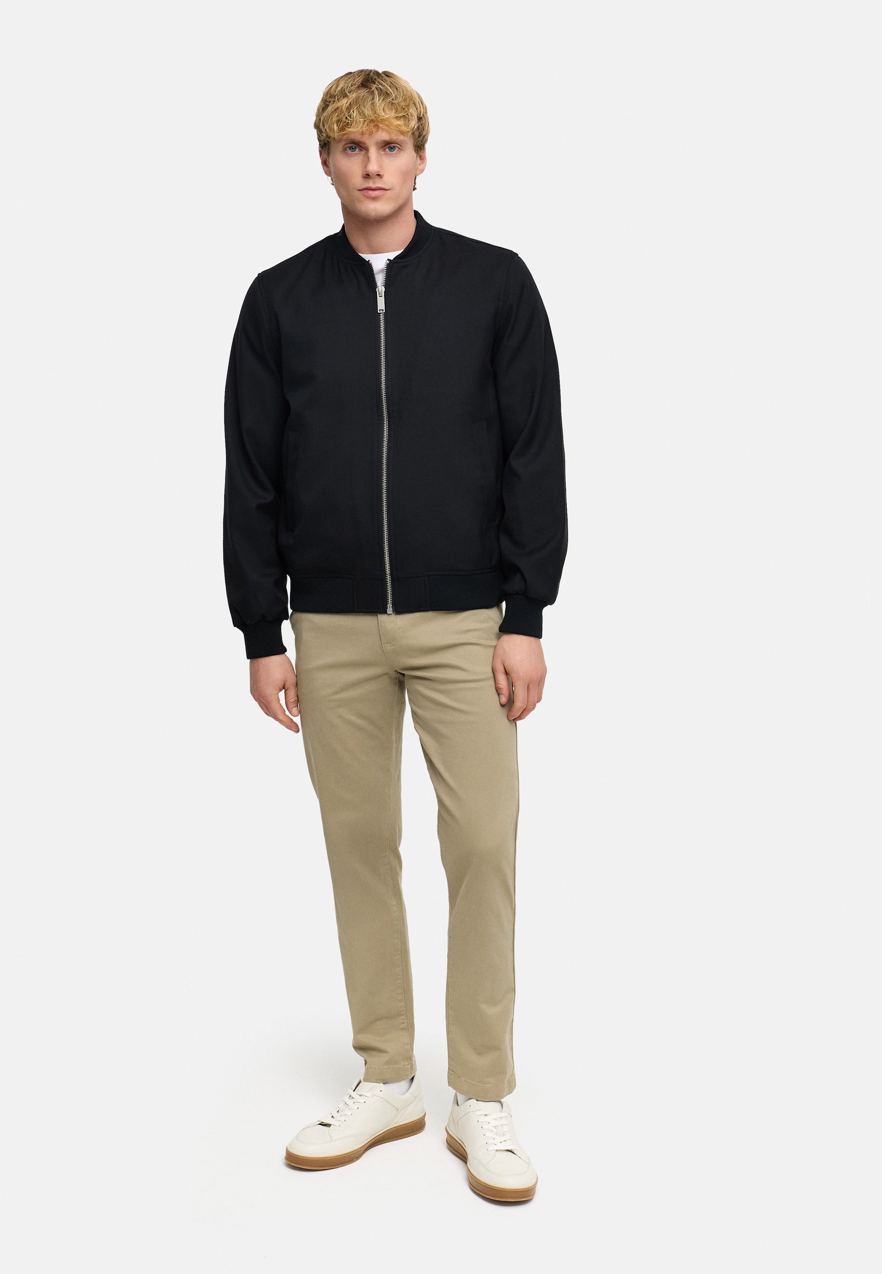 Übergangsjacke Hendrik Fliegerjacke Black