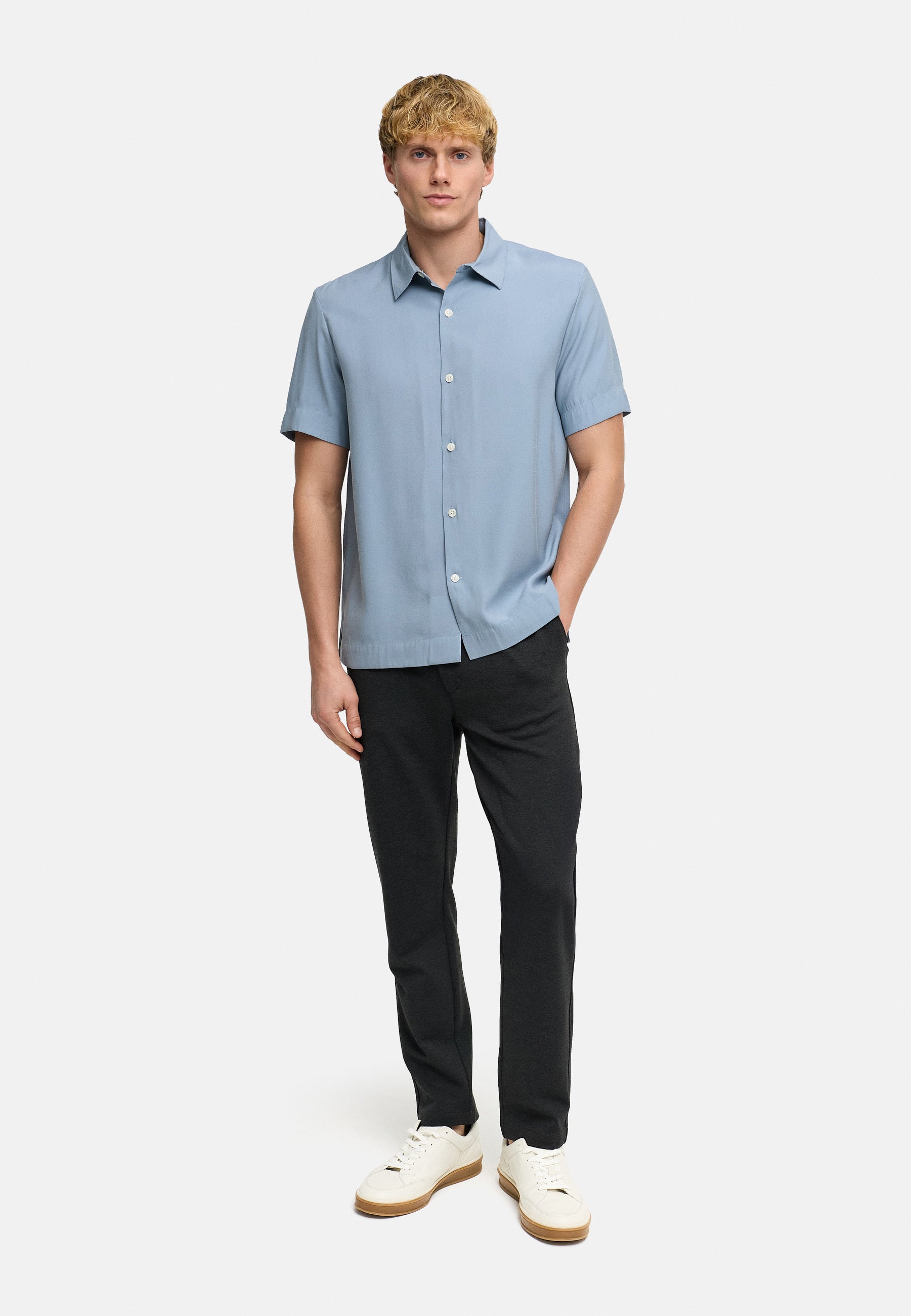 Hemd Kurzarm KSEckdahl Ashley Blue Produktbild