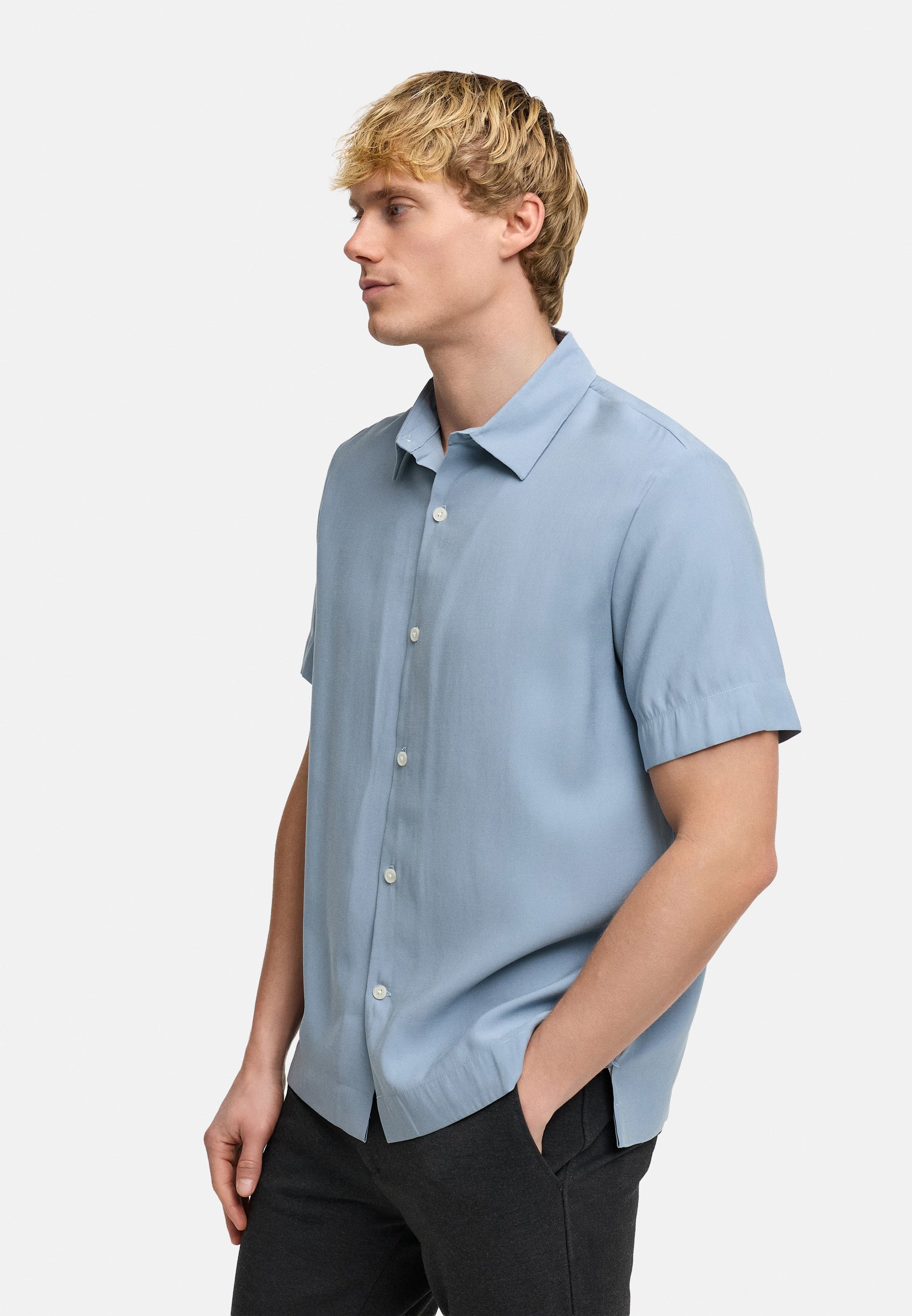 Hemd Kurzarm KSEckdahl Ashley Blue Produktbild