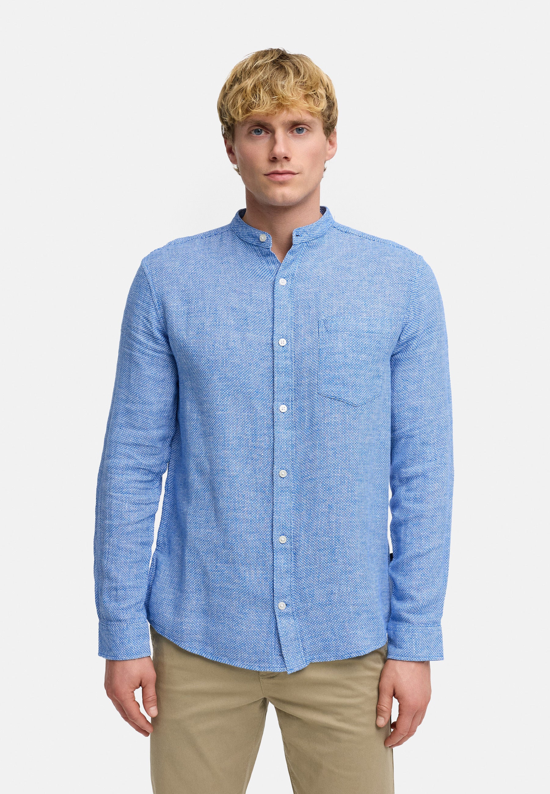 Hemd Langarm KSGallagher Palace Blue Produktbild