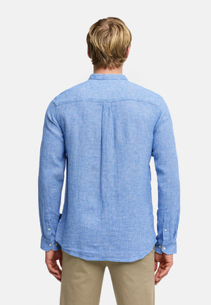 Hemd Langarm KSGallagher Palace Blue Produktbild
