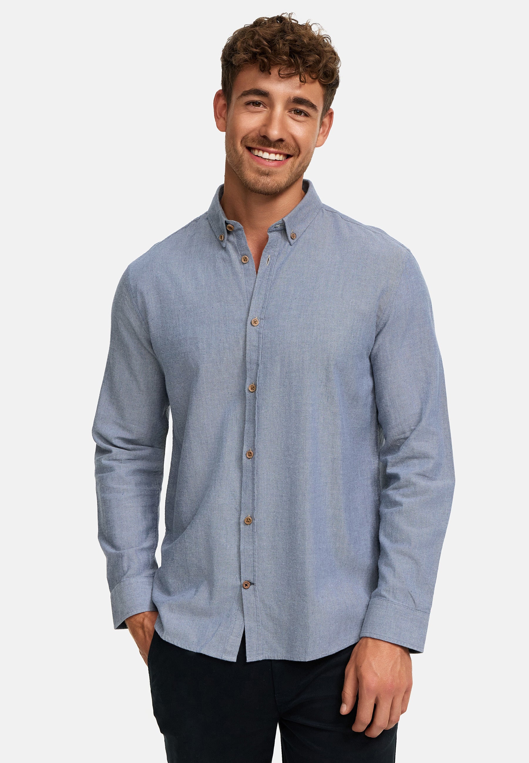 Hemd Langarm KSJohan Diego Navy Mix Produktbild