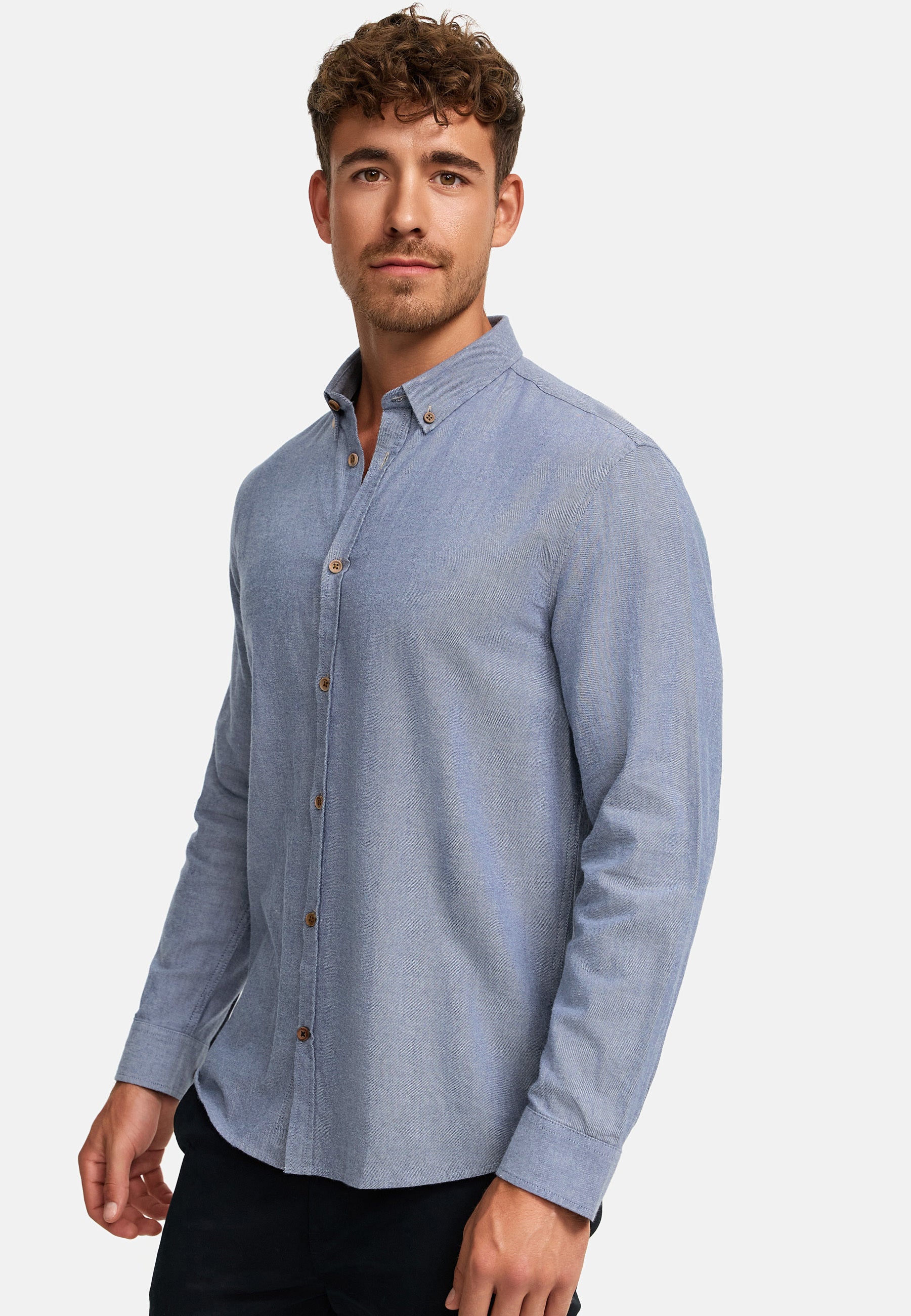 Hemd Langarm KSJohan Diego Navy Mix Produktbild