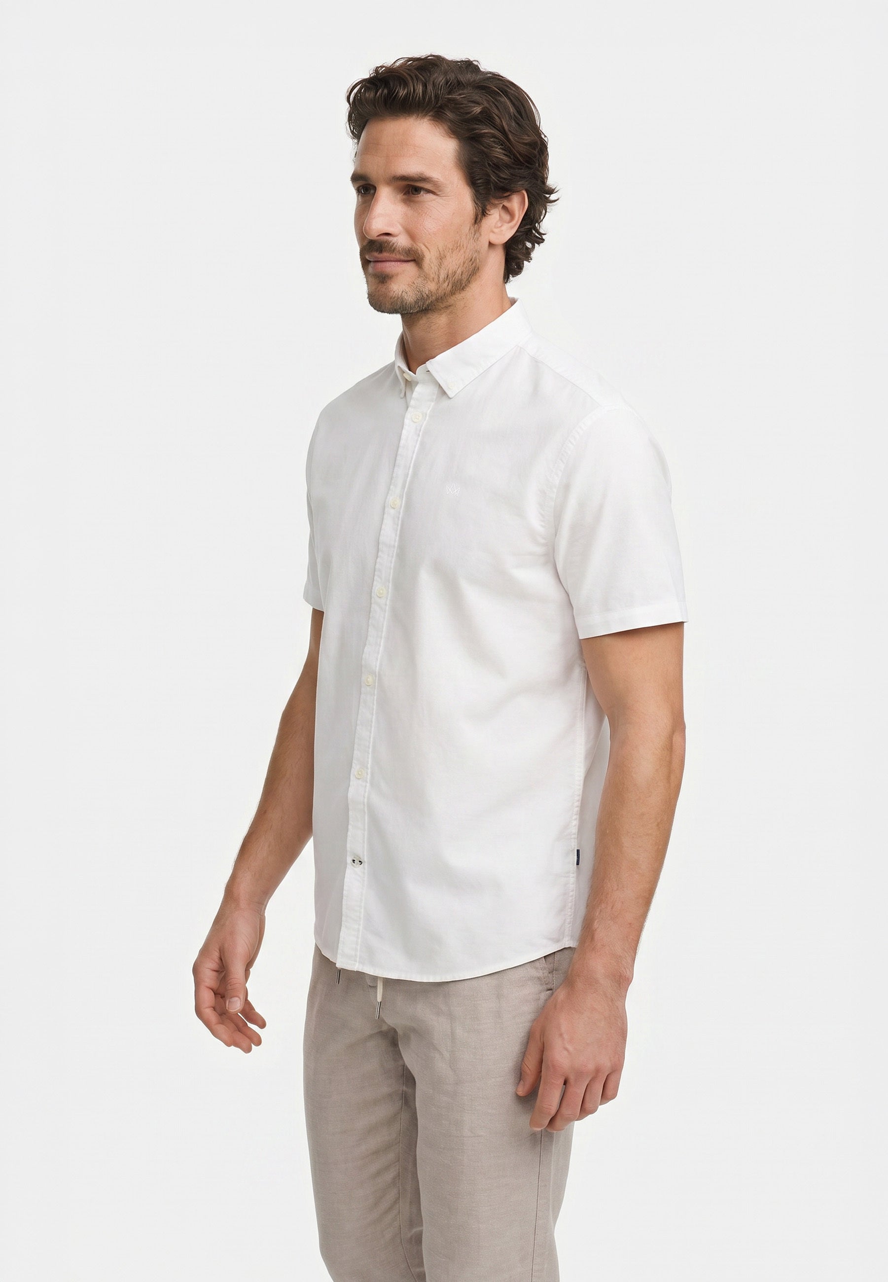 KRONSTADT | Men's Short Sleeve Shirt KSAsk Offwhite – Kronstadt