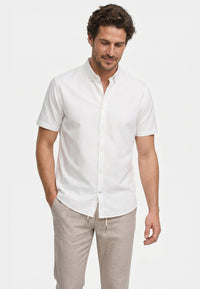 Chemise Manches Courtes KSAsk Blanc cassé