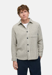 Hemd Langarm KSCrowdon Gestreift Vanilla Ice
