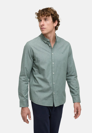 Hemd Langarm KSHarnmark Deep Lichen Green Produktbild