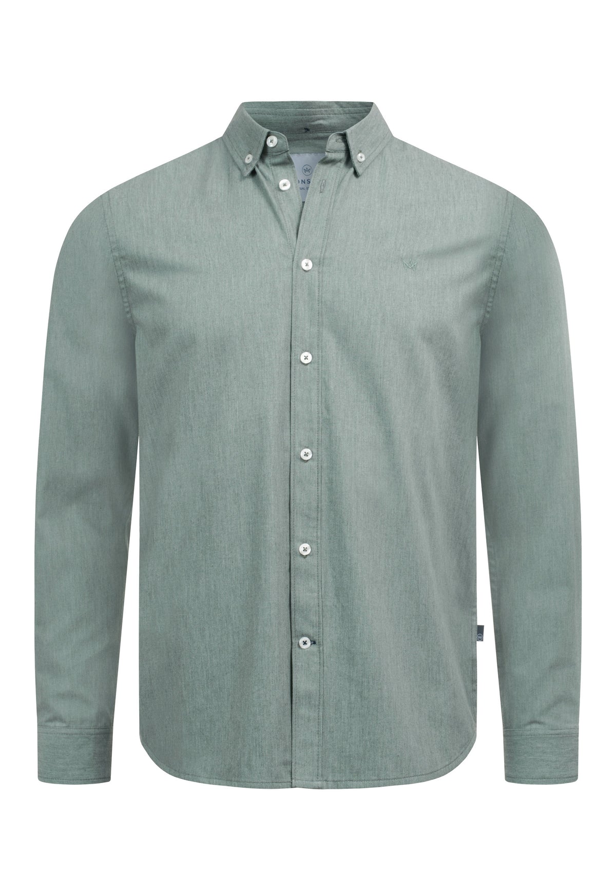 Hemd Langarm KSHarnmark Deep Lichen Green Produktbild