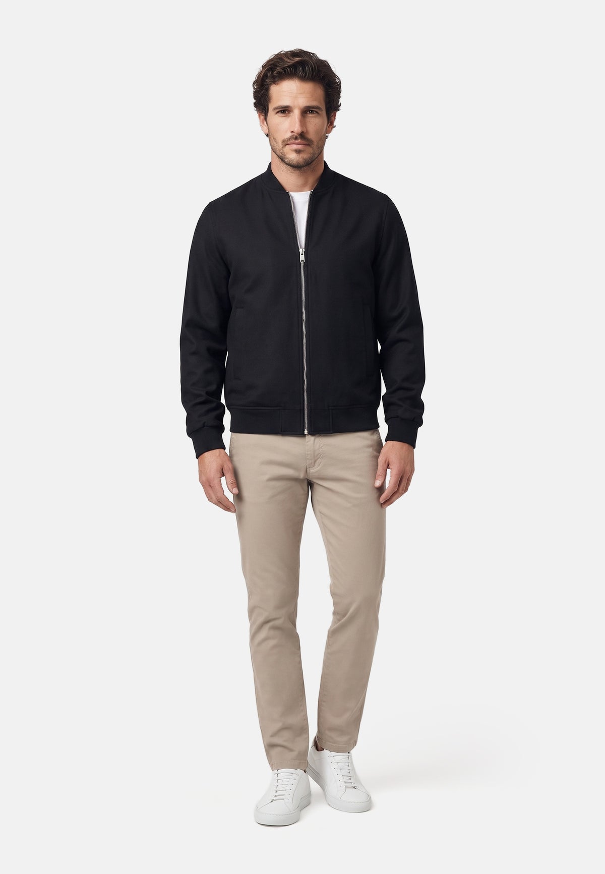 Übergangsjacke Hendrik Fliegerjacke Black