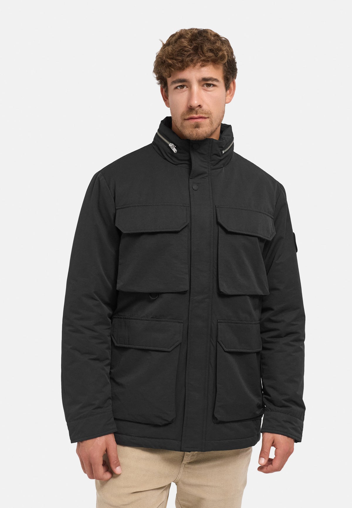 Parka KSMonty gefütterter Mantel Black Produktbild