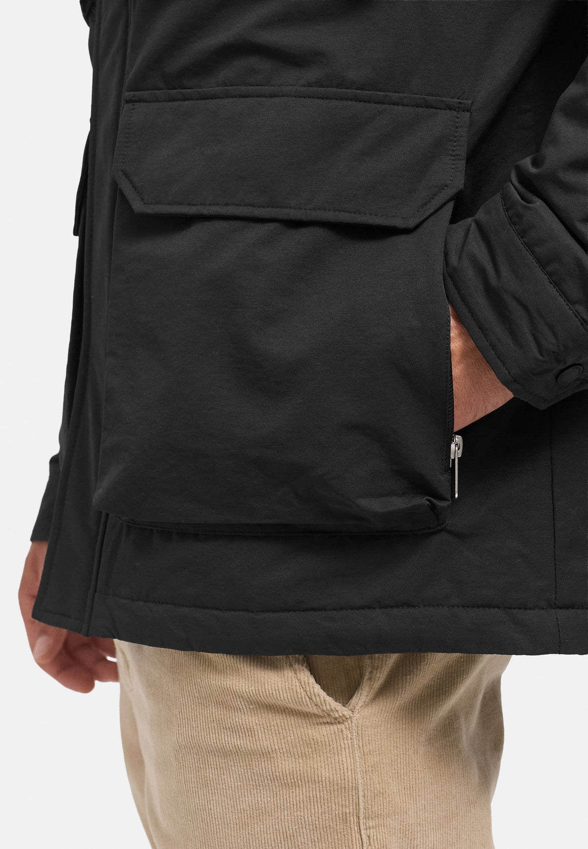 Parka KSMonty gefütterter Mantel Black Produktbild