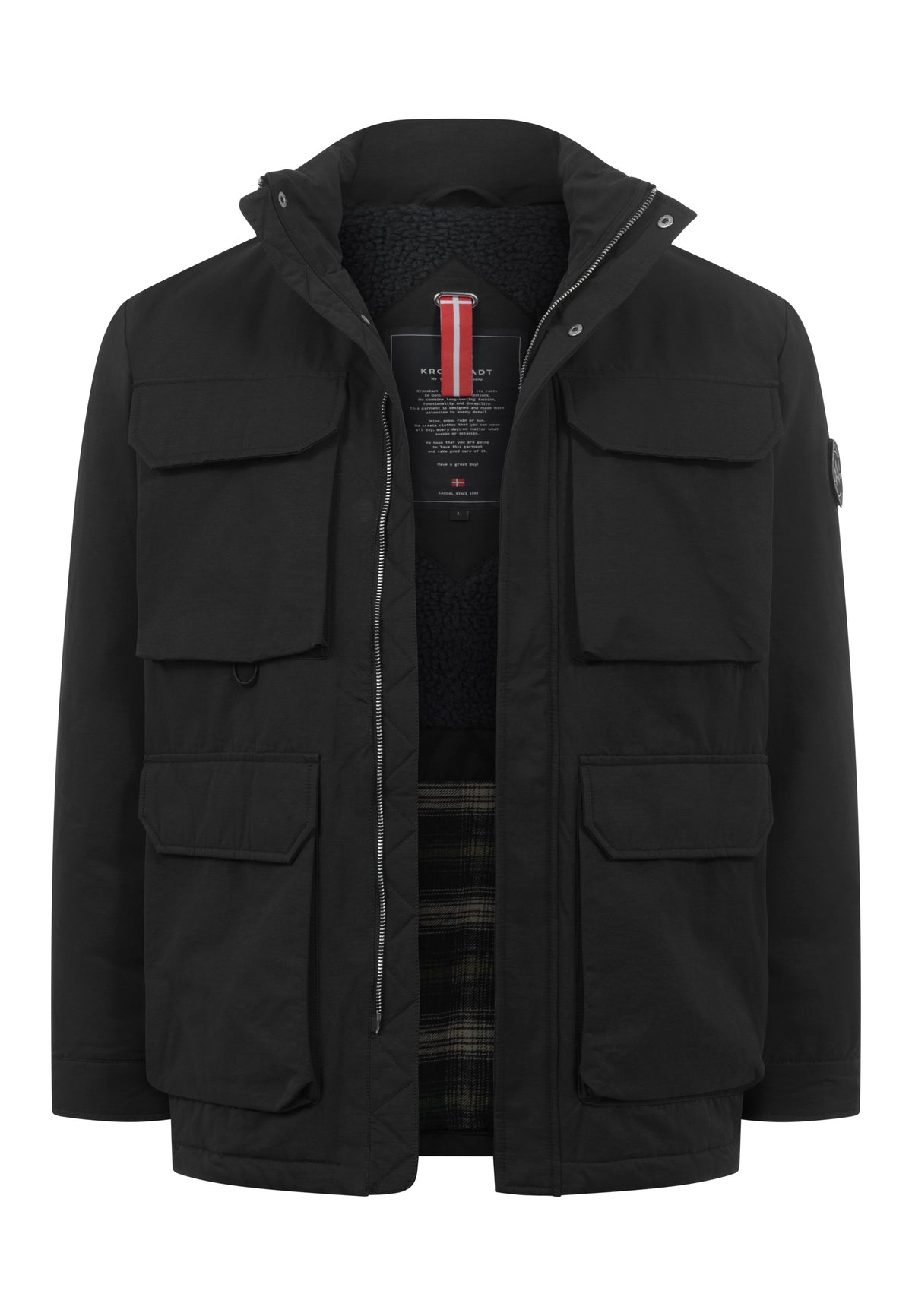 Parka KSMonty gefütterter Mantel Black Produktbild