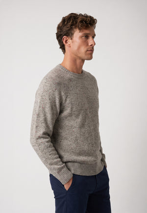 Strickpullover KSDevmill Beige Mix Produktbild