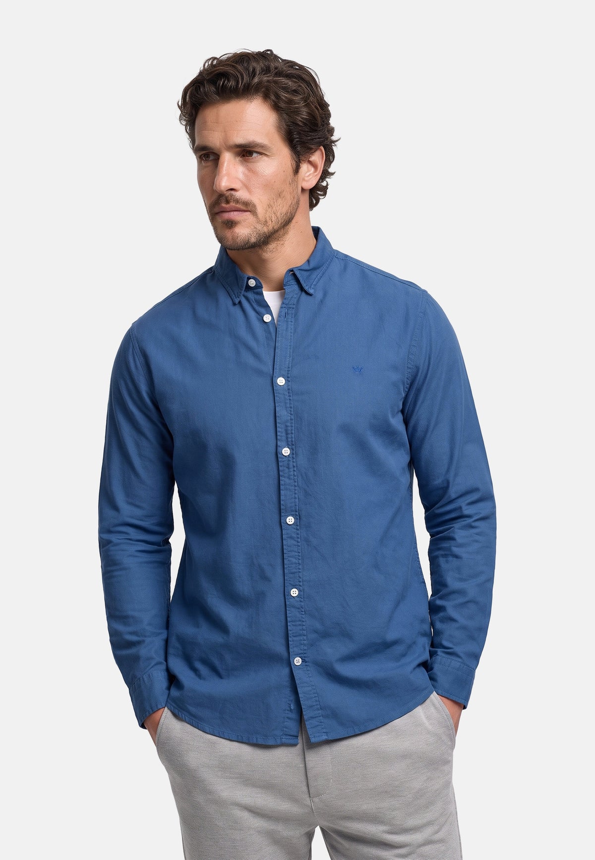 Hemd Langarm KSAsk Federal Blue