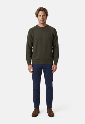 Strickpullover KSLarson Strick Crew Neck Mayfly Mix Produktbild
