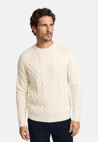 Pull en tricot KSWard Crew Neck Vanilla Ice