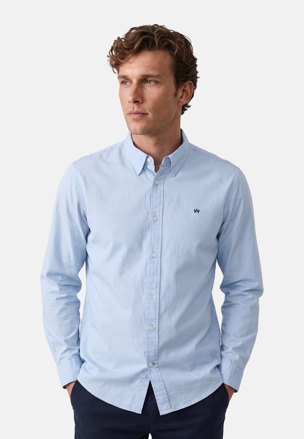 Hemd Langarm KSBrad Light Blue